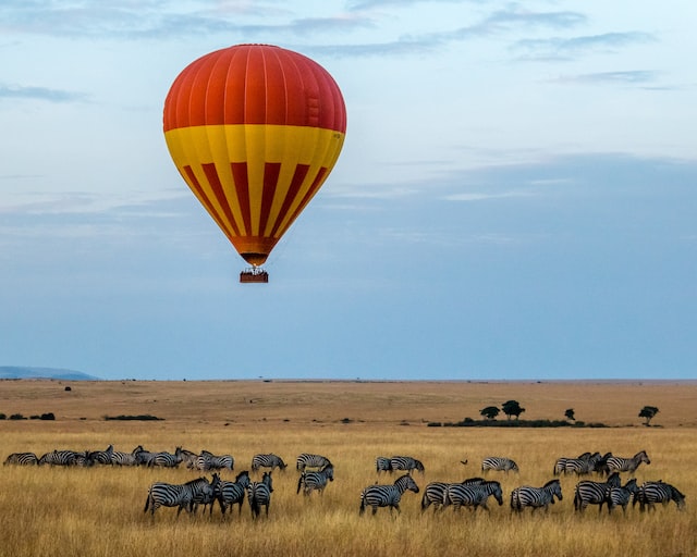 Hot Air Balloon in Bandhavgarh